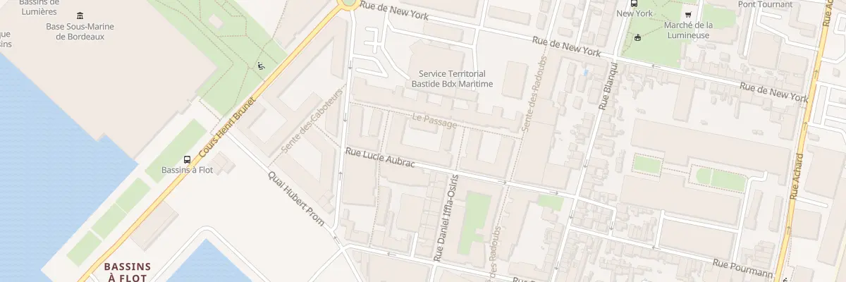 Plan du 47 Rue Lucie Aubrac à Bordeaux