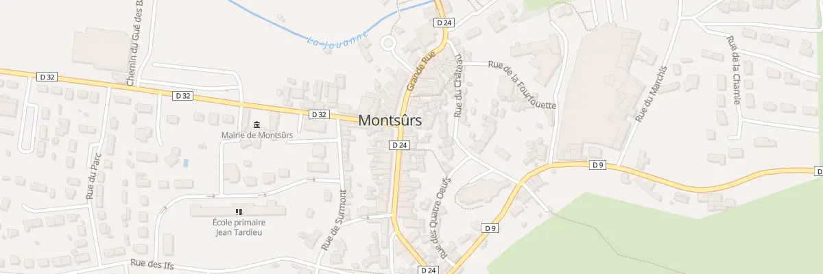 Plan du 41 Grande rue à Montsûrs