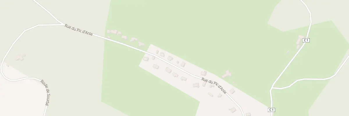 Plan du 406 Rue du Pic d’ Anie à Serres-Sainte-Marie