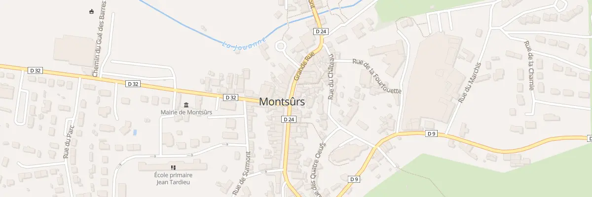 Plan du 31 Grande rue à Montsûrs