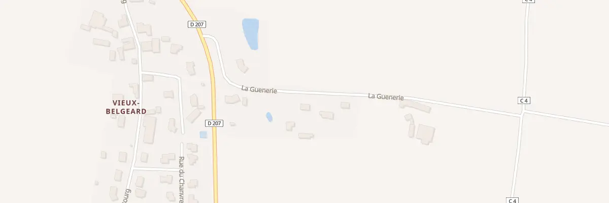 Plan du 6 La Guesnerie à Belgeard