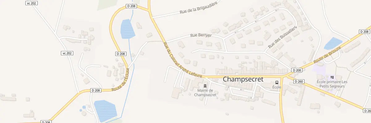 Plan du 10 Rue Berryer à Champsecret