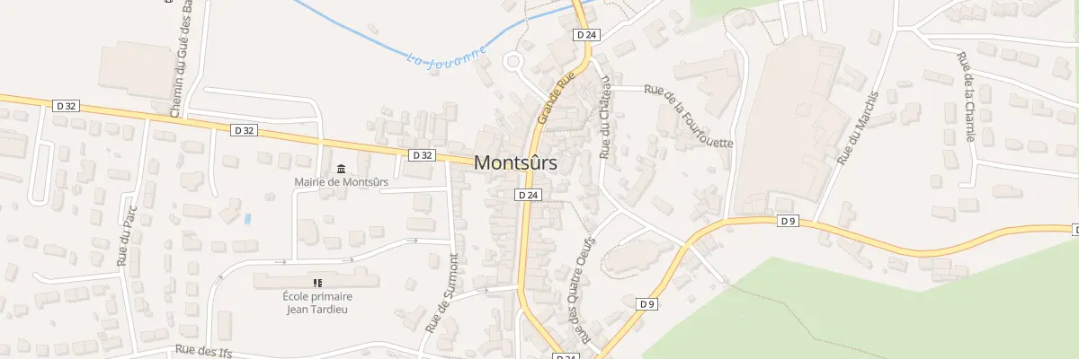 Plan du 39 Grande rue à Montsûrs