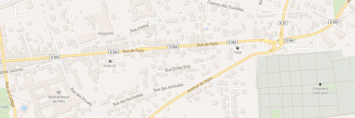 Plan du 226 Rue de Paris à Flers