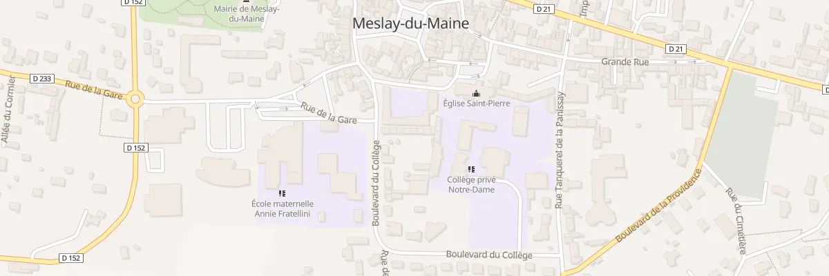 Plan du 11 Bd du Collège à Meslay-du-Maine