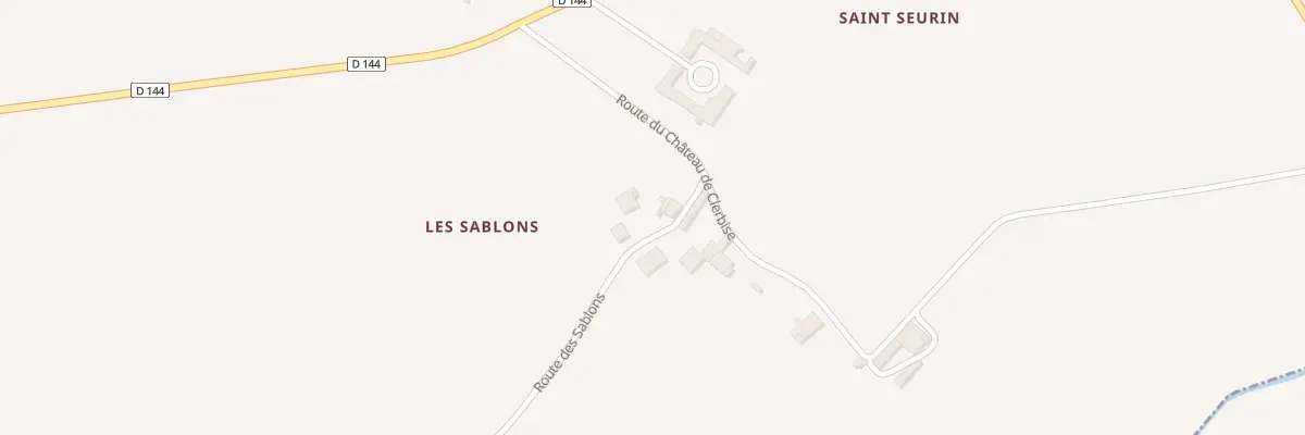 Plan du 4 Rte des Sablons à Belluire