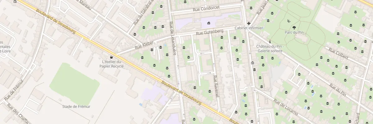 Plan du 69 Rue Letanduere à Angers