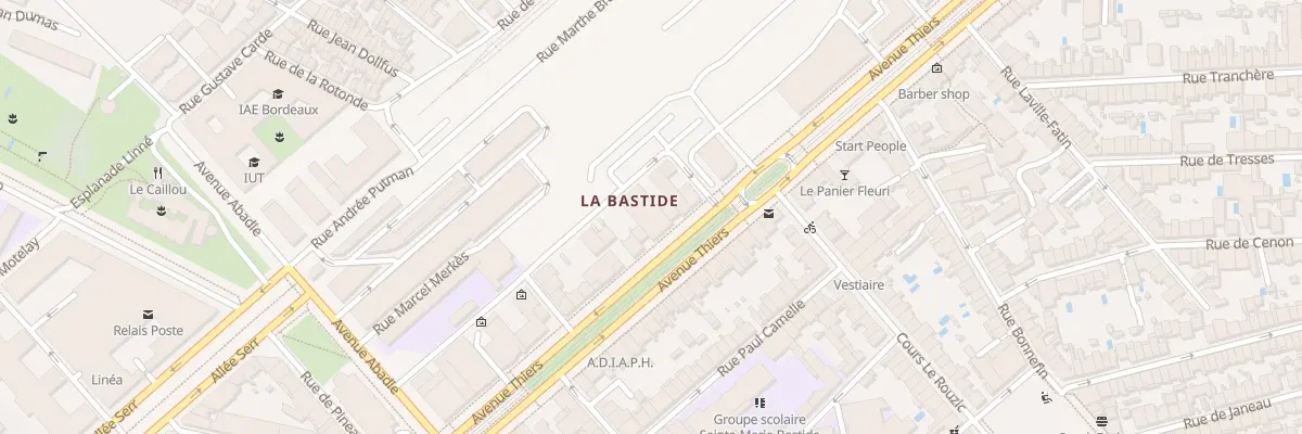 Plan du 116 Av Thiers à Bordeaux