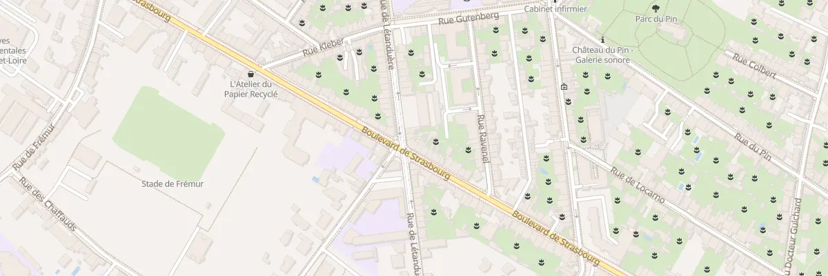 Plan du 81 Rue Letanduere à Angers