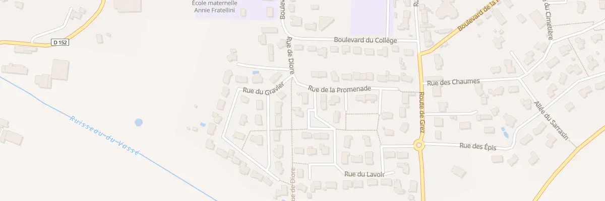 Plan du 2 Rue du Lavoir à Meslay-du-Maine