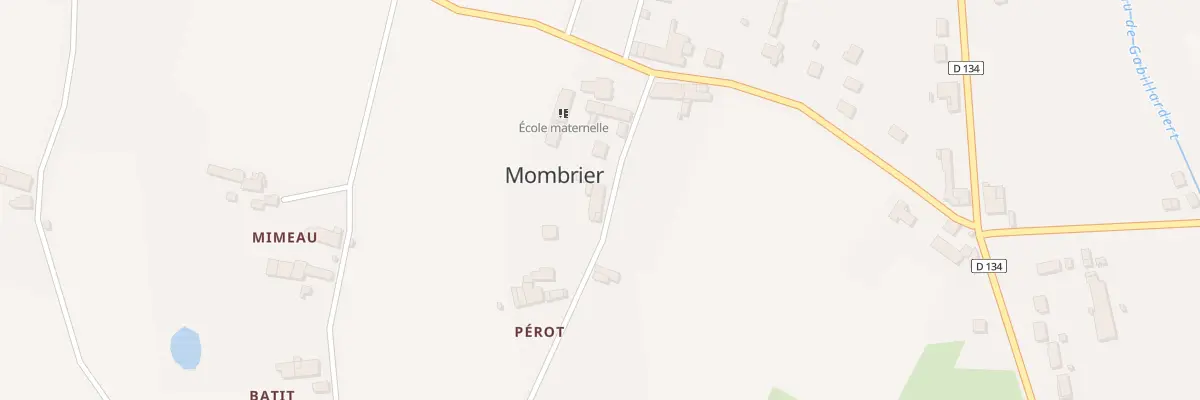 Plan du 57 Le Bourg à Mombrier