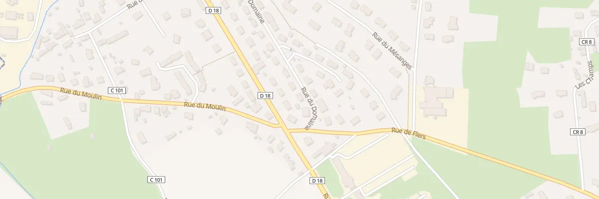 Plan du 20 Rue du Domaine à La Selle-la-Forge