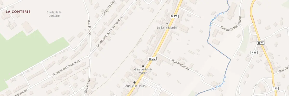 Plan du 86 Rue Saint Martin - Conde à Condé-en-Normandie