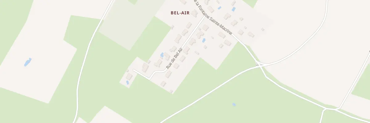Plan du 25 Rue de Bel Air à Magné