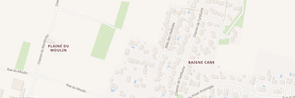 Plan du 3 Lot Jean Bourolleau à Magné