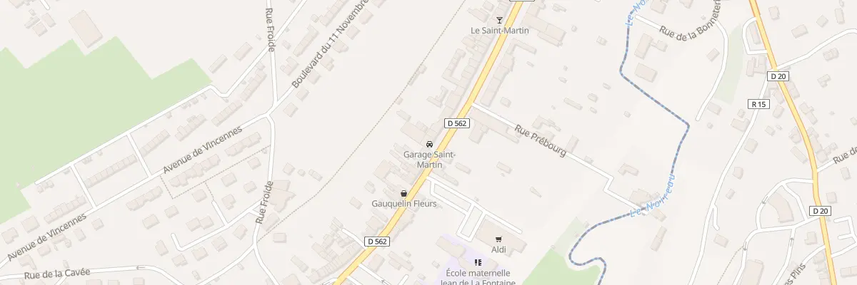 Plan du 98 Rue Saint Martin - Conde à Condé-en-Normandie