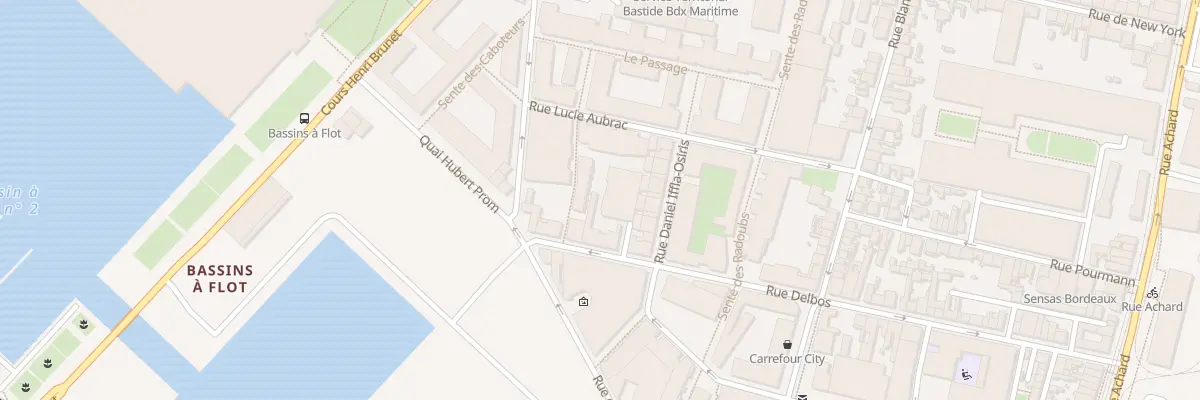 Plan du 105 Rue Delbos à Bordeaux