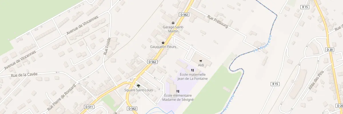 Plan du 73 Rue Saint Martin - Conde à Condé-en-Normandie