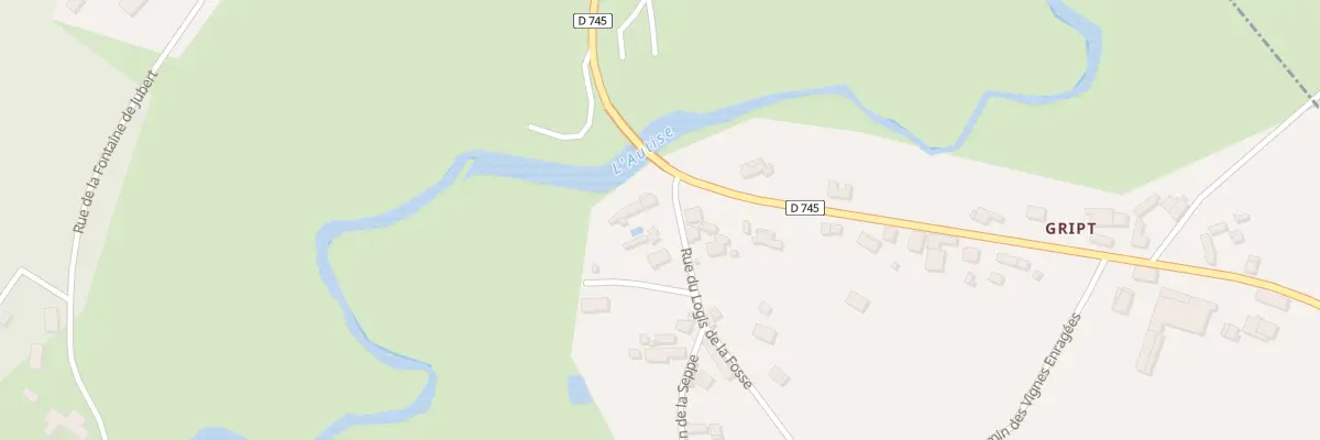 Plan du 2 Rue du Logis de la Fosse à Ardin