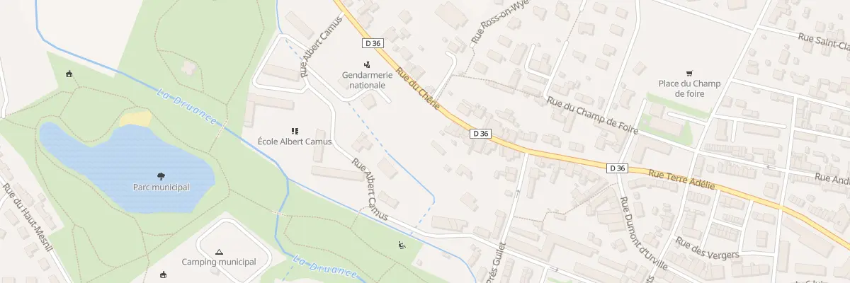 Plan du 45 Rue du Chene - Conde Noireau à Condé-en-Normandie