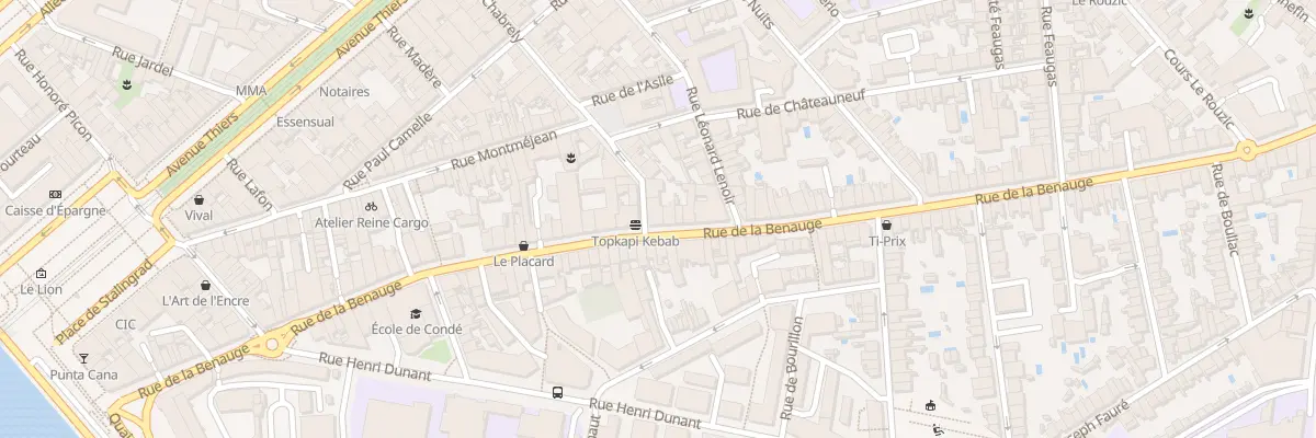 Plan du 41 Rue Chabrely à Bordeaux