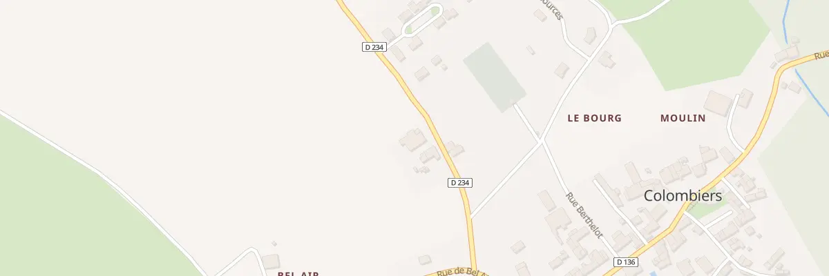 Plan du 7 Rue du Logis à Colombiers