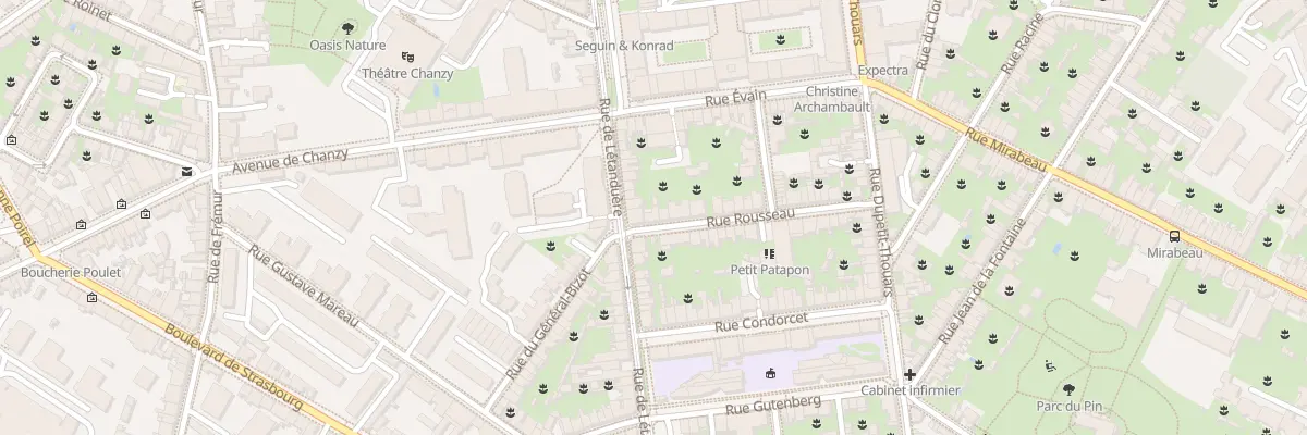 Plan du 36 Rue Rousseau à Angers