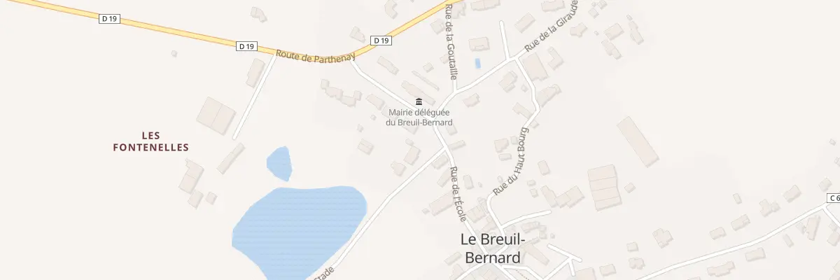 Plan du 7 Rue de l’Ecole Breuil Bernard à Moncoutant-sur-Sèvre