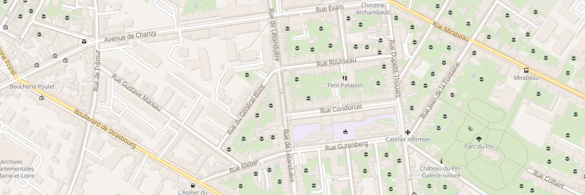 Plan du 47 Rue Letanduere à Angers