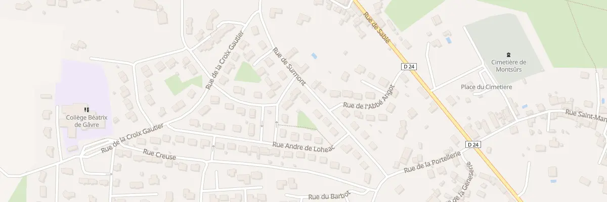 Plan du 370 Rue de Surmont à Montsûrs