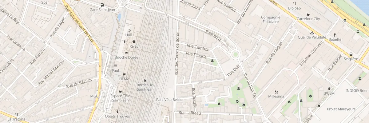Plan du 68 Rue des Terres de Borde à Bordeaux