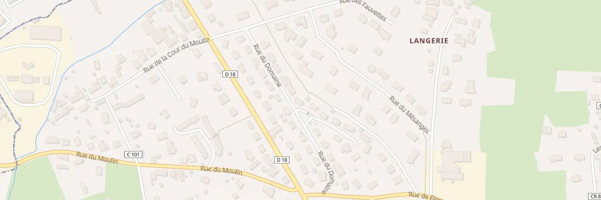 Plan du 11 Rue du Domaine à La Selle-la-Forge