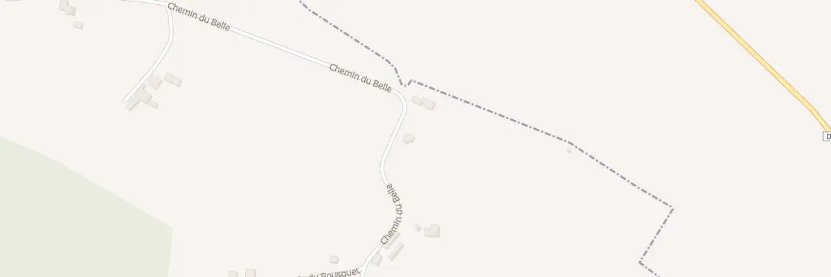 Plan du 523 Che du Belle à Morganx