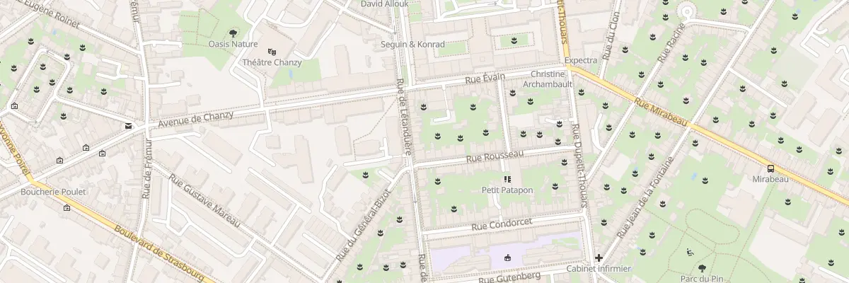 Plan du 31 Rue Letanduere à Angers