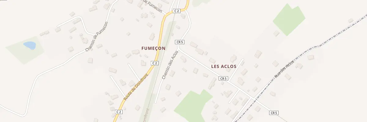 Plan du 1 Che des Aclos à La Selle-la-Forge