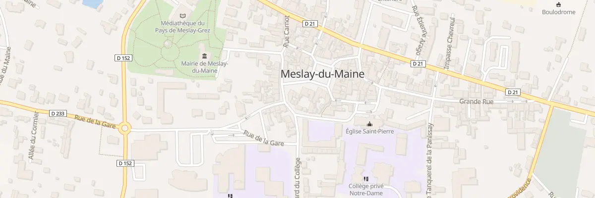Plan du 31 Pl du Marché à Meslay-du-Maine