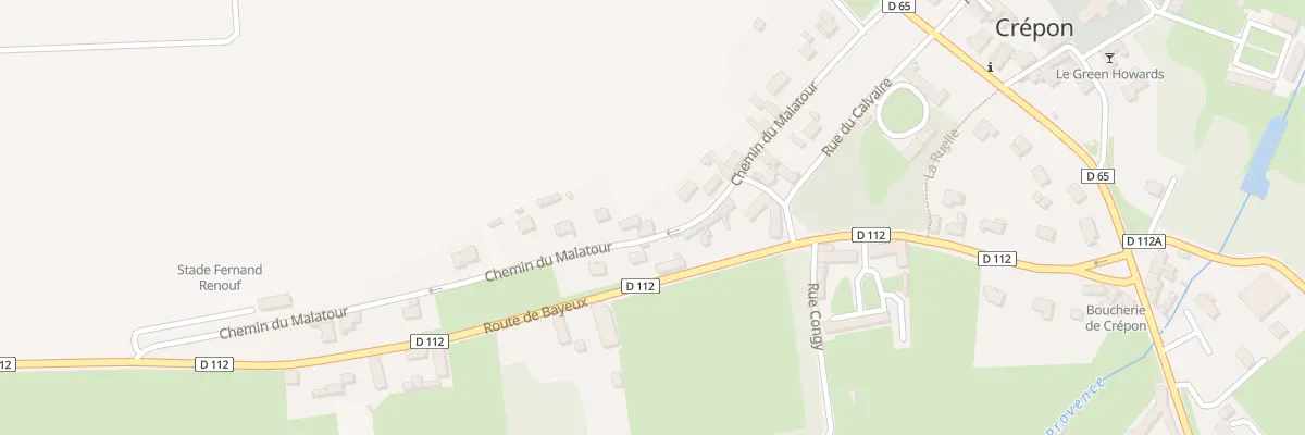 Plan du 24 Chemin de Malatour à Crépon