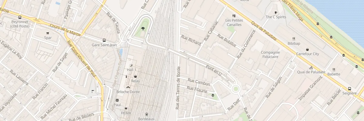 Plan du 46 Rue des Terres de Borde à Bordeaux