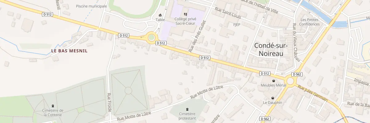 Plan du 53 Rue de Vire Conde sur Noireau à Condé-en-Normandie