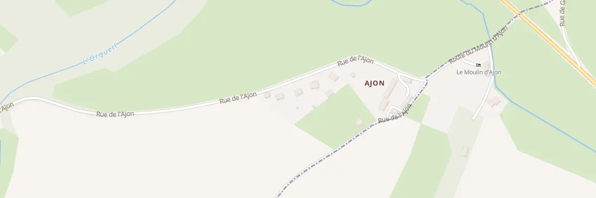 Plan du 872 Rue de l’Ajon - Banneville à Malherbe-sur-Ajon