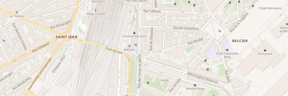 Plan du 134 Rue des Terres de Borde à Bordeaux