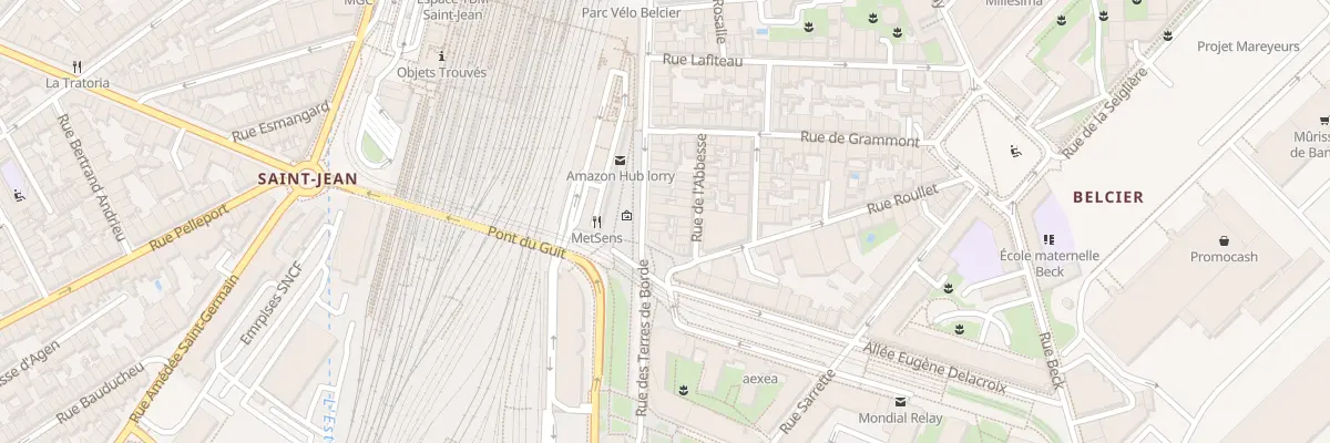 Plan du 132 Rue des Terres de Borde à Bordeaux