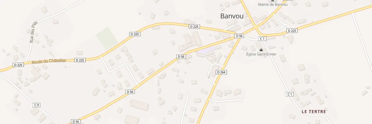 Plan du 7 Rte de Saint Bomer à Banvou