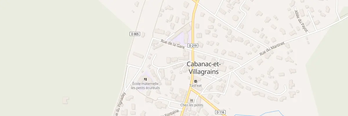 Plan du 11B Rte des Graves à Cabanac-et-Villagrains