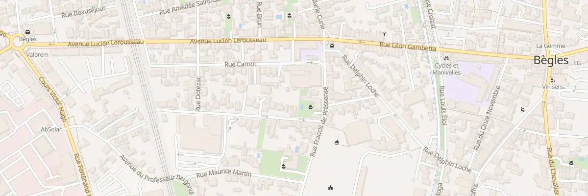 Plan du 13 Rue Camille Jullian à Bègles