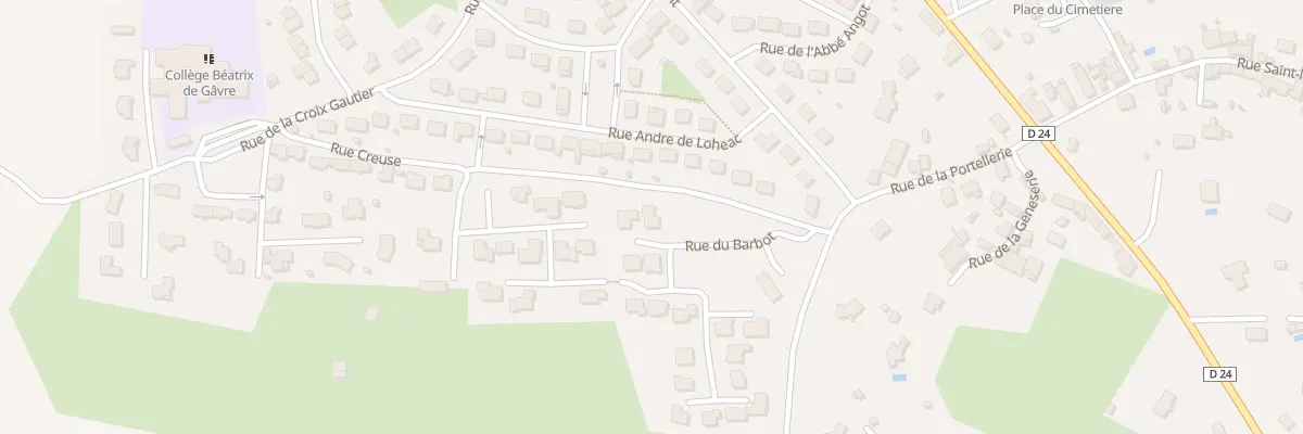 Plan du 8 Rue du Barbot à Montsûrs