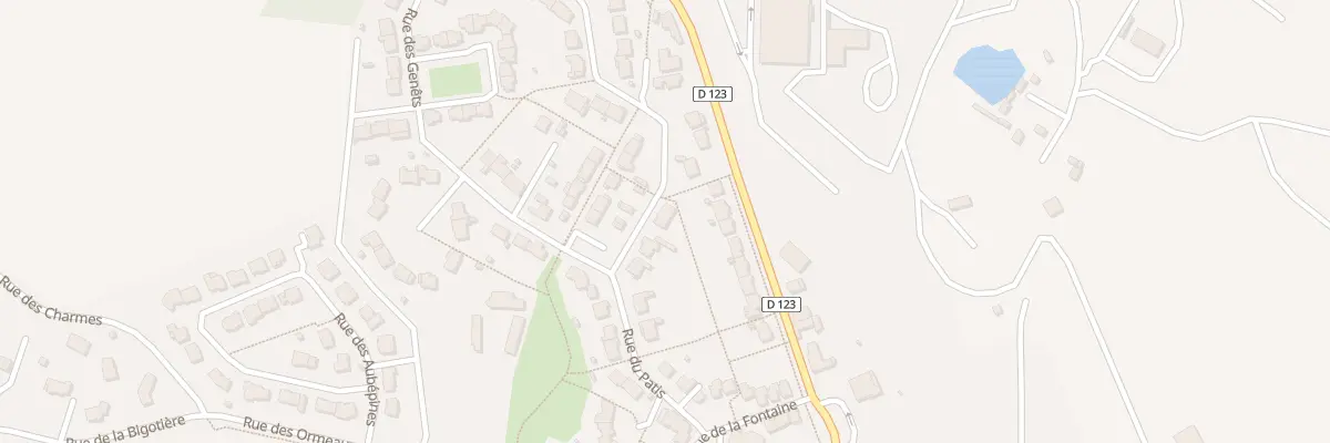 Plan du 5 Rue des Eglantiers à Mozé-sur-Louet