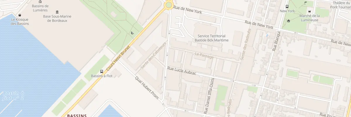 Plan du 59 Rue Lucie Aubrac à Bordeaux