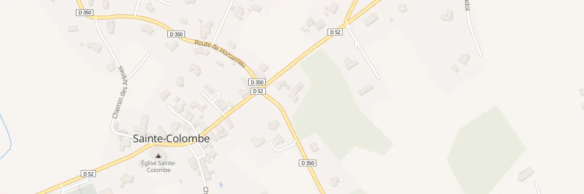 Plan du 61 Rte de Serres-Gaston à Sainte-Colombe