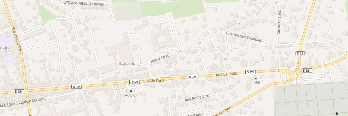 Plan du 54 Rue d’Athis à Flers